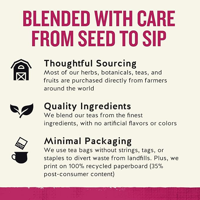 Celestial Seasonings Peppermint Herbal Tea, Caffeine Free, 20 Tea Bags Box (Pack of 6)