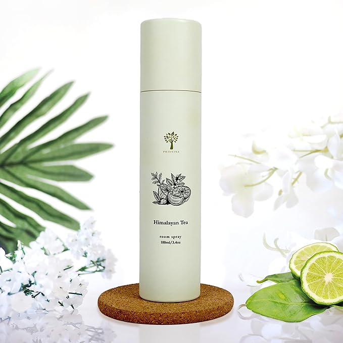 PRISTINE Himalayan Tea/Inspired by Westin Hotel Linen & Room Spray Air Freshener, Made With Essential Oils, Fragrance room spray with White Tea and Bergamot 3.4oz Pillow Spray