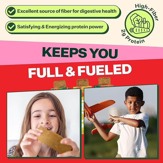 YUMI Organic Breakfast Superbar, Gluten-Free, No Added Sugar, 7+ Vegetables, Soft-Baked Crust, Healthy Snack Bars for Kids, School Safe, Healthy Alternative to Granola Bars or Cereal Bars, Strawberry (30ct)