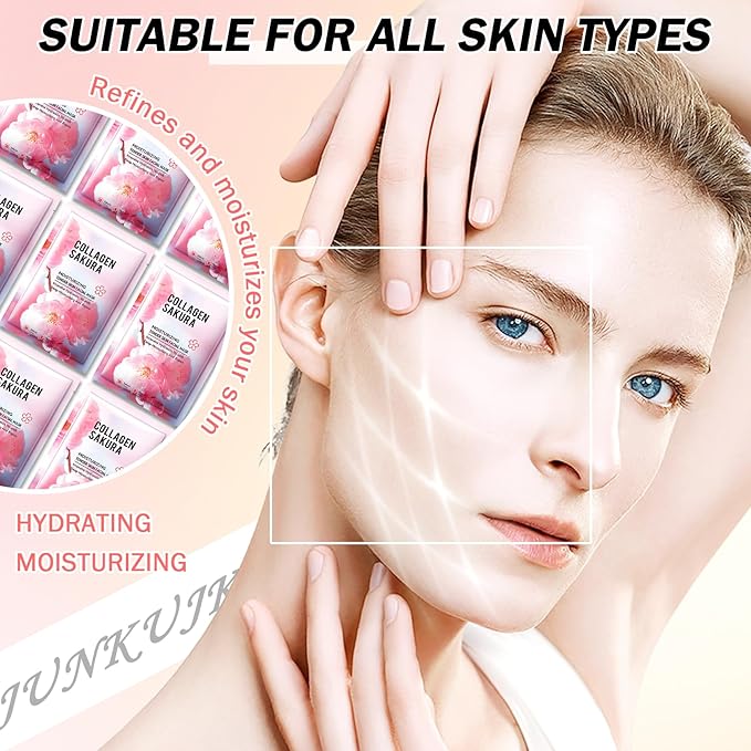 10PCS Hydrating Facial Sheet Mask,Moisturizing Face Masks Skincare Gift Set,Long Lasting Face Mask Skin Care & Facial Mask Kit for All Skin Types 23