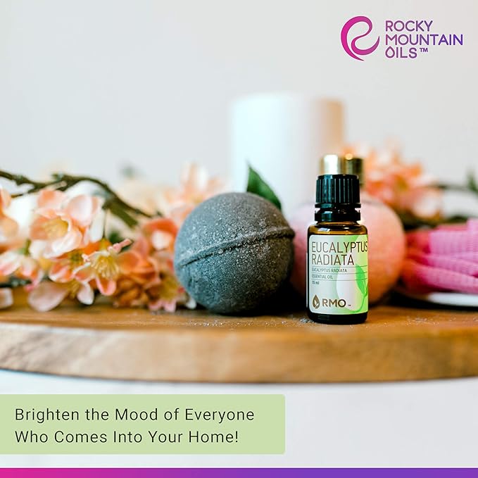 Rocky Mountain Oils Eucalyptus Radiata Essential Oil - Aromatherapy Essential Oils for Diffuser, Topical, and Home - 15ml