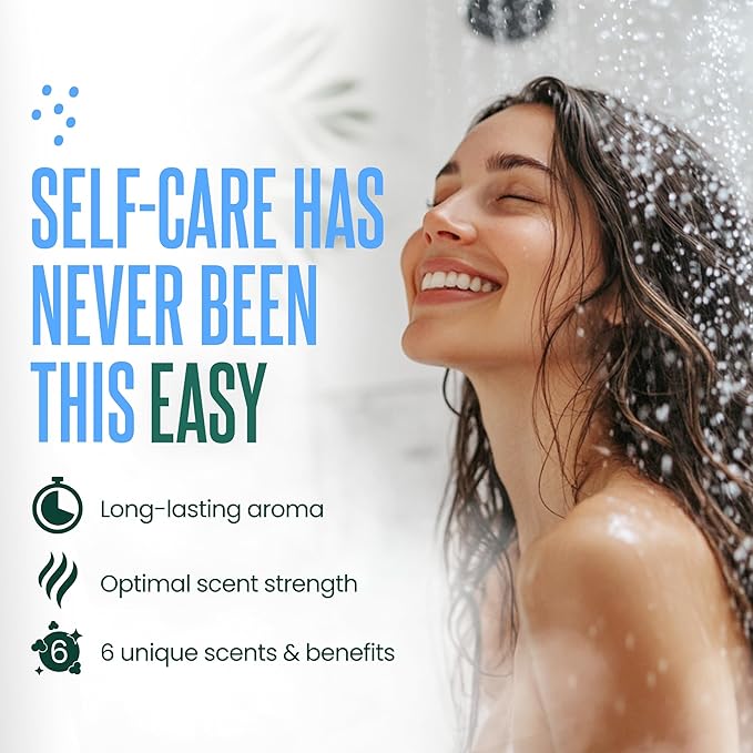 Cleverfy Shower Steamers Aromatherapy – Stocking Stuffers for Women, Teens and Wife – Christmas Gifts for Women and Teen Girls – White Elephant Gifts for Adults – 6 Tablets