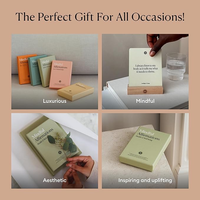 Intelligent Change Mindful Affirmation Cards for Health and Wellbeing