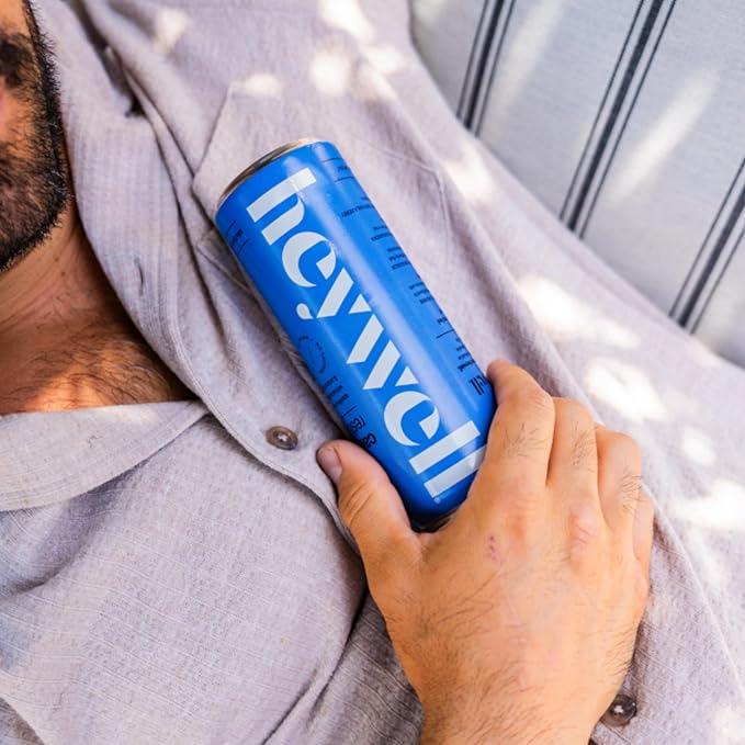 Heywell Sparkling Adaptogenic, Calm Variety Pack, 12 Fluid Ounce (Pack of 12) - Organic, Non GMO, Vegan, Gluten Free, Dairy Free