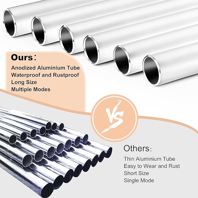 Large Aluminium Wind Chimes 37 Inches to Create a Zen Atmosphere Suitable for Outdoor, Garden, Patio Decoration. Classic Wind Chimes with Wind Catcher Suitable as A Gift for Unisex(White)