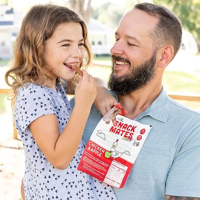 Snack Mates by New Primal Sampler Four Flavor Pack, Mini Meat Sticks, High Protein and Low Sugar Kids Snack, Gluten Free, Soy Free, Paleo, Lunchbox Friendly, 20 Count