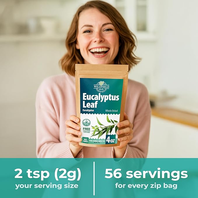 4 oz Dried Eucalypt Leaves Dry Herbal Tea (Eucalyptus) 113g Long Big Eucalyptus Leaf Herb Hojas De Eucalipto