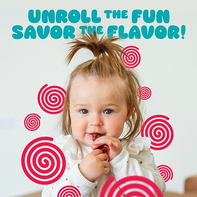 Fruit Rolls by Zest Delites, 100% Natural Healthy Fruit Snacks Bulk for Kids & Adults, Made from Real Strawberry Leather, Vegan, School Lunch Snack, A Twist on Strawberry Strips, 25 Packs