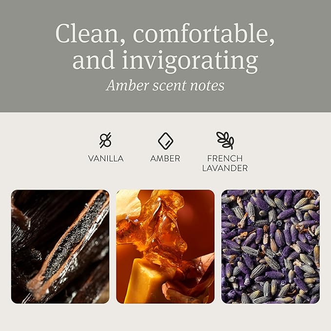 Drift Car Air Freshener Starter Kit - Wooden Deodorizer - Vehicle Odor Remover - Auto Scent Diffuser - Long-Lasting Car Freshening - Amber 3 Pack - CLIP INCLUDED