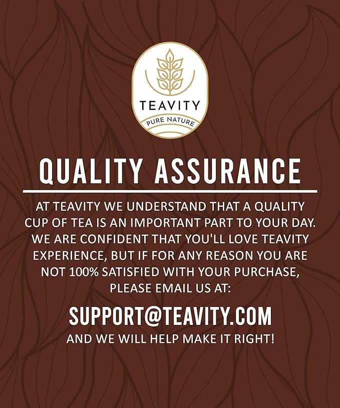 Organic Ginger Tea Pods for Keurig with Unsweet Black Tea for K Cup Brewing - Ginger Black Tea by Teavity (36 Tea Pods)