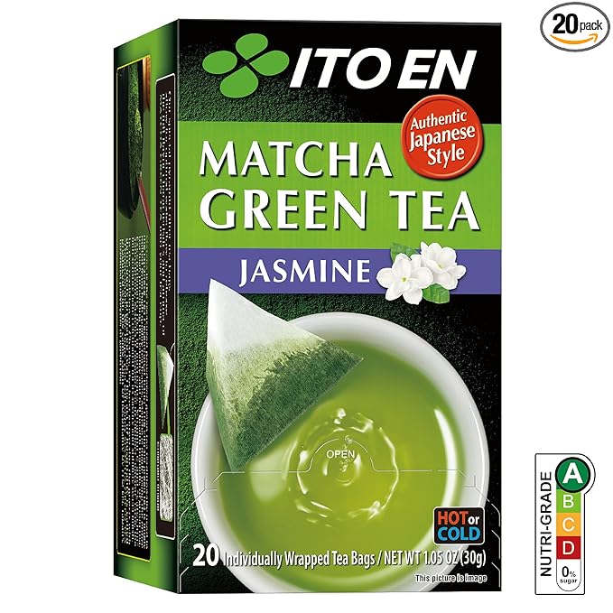 Ito En Matcha Tea Green Jasmine, 20 count