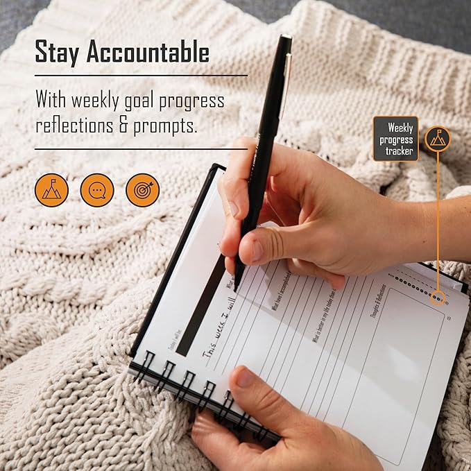 The Behavior Shift Brain Shift Journal: Habits & Goals - Productivity Planner with Guided Prompts for Habit, Goal & Personal growth- Gratitude & Manifestation journal -13 Week Planner & Self Care Tool