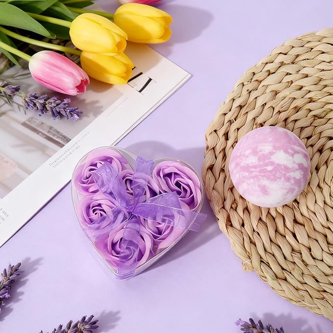 Birthday Gift for Women, Luxury Self Care Spa Gift Basket with Blanket for Mom, Wife, Sister, Friend, Girlfriend, Grandmother, Get Well Soon & Christmas gift for Her