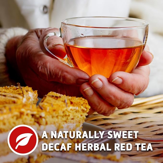 Sou Zen Organic Vanilla Rooibos Tea 4oz (113g) | Decaf Loose Leaf Herbal Red Tea Blend | Naturally Caffeine and Preservative-Free