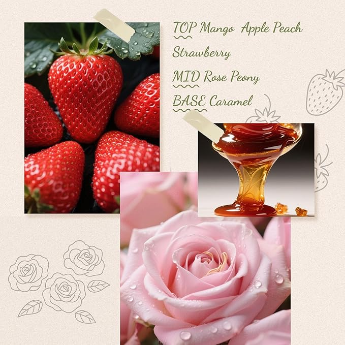 Reed Diffuser, 6.09oz Sweet Berry Scent Diffuser with Sticks & Dried Flowers, 120 Days Long Lasting Reed diffusers for Home, Elegant Fragrance for Bathroom Bedroom Office Decor, Air Fresh