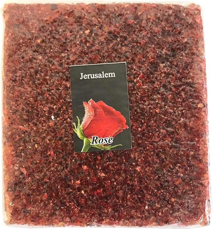 Holy Land Market Jerusalem Crushed and Sealed Flower Incense from The Holy Land (Rose, 3.5 Ounces)