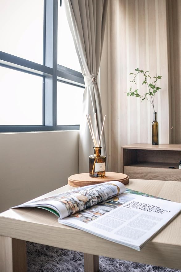 PRISTINE Casa Particular/Inspired by Wyndham Reed Diffuser for Home | Rich Blend of Tobacco Leaves, Sweetness of Guava Reed Diffuser Set, Oil & Reed Diffuser Sticks | Home & Office Decor