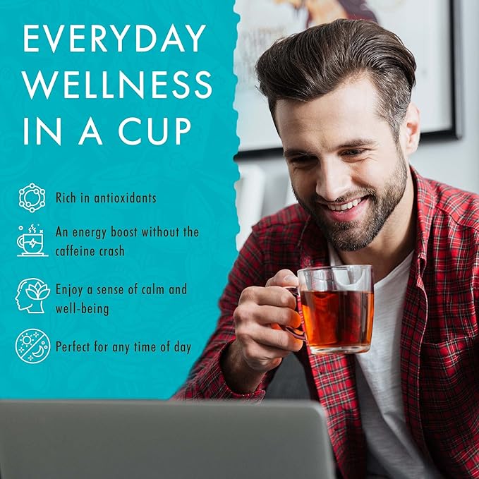 Nanea Chamomile Tea, Caffeine-Free Herbal Tea, All-Natural and Wellness Tea, Calming Hot Tea, Vegan and Keto-Friendly, 60 Tea Bags, 36 g -Hawaiian Natural Tea