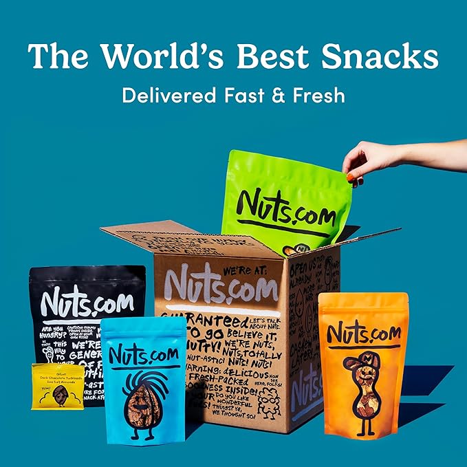 Nuts.com – Mixed Nuts in Shell – 2 Lb Bag, Healthy Snack Sampler, Includes Premium Walnuts, Almonds, Hazelnuts, Pecans & Brazil Nuts – Good Source of Protein, Fiber & Omega-3 (Pack of 2)