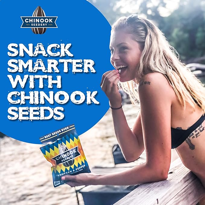 Chinook Seedery Roasted Sunflower Seeds - Jumbo Seeds Keto Snacks - Best For Snack Packs - Gluten Free, Non GMO Snack Food Gifts - 4 Ounce (Pack of 3) - Chinook Faves Variety Pack