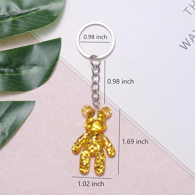 Pocket Bear Hug, Anxiety Relief Gifts for Women Men, Mental Health Positivity Gifts for Anxious Friend, Thinking of You Gift, Comforting Gift for Son Daughter Back to School, Gold