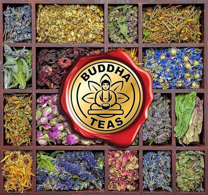 Buddha Teas Organic Blackberry Leaf Tea - OU Kosher, USDA Organic, CCOF, 18 Bleach-Free Tea Bag