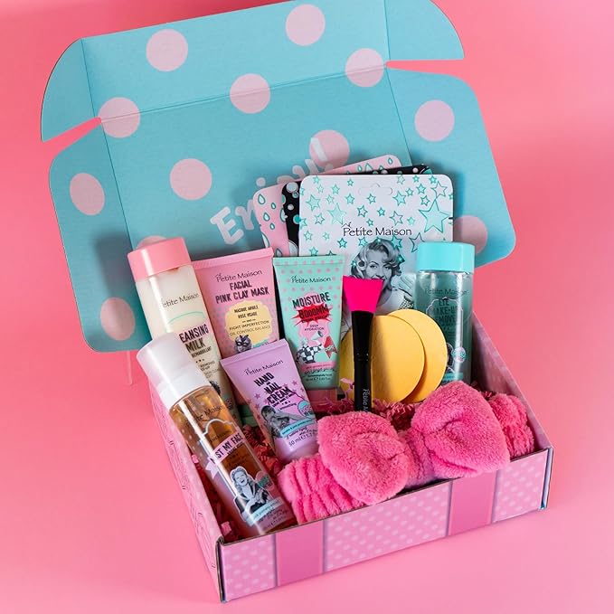 13-Piece Pampering Gift Set for Teen Girls and Women - Skincare Products in Stylish Gift Box - Great Birthday and Facial Gifts