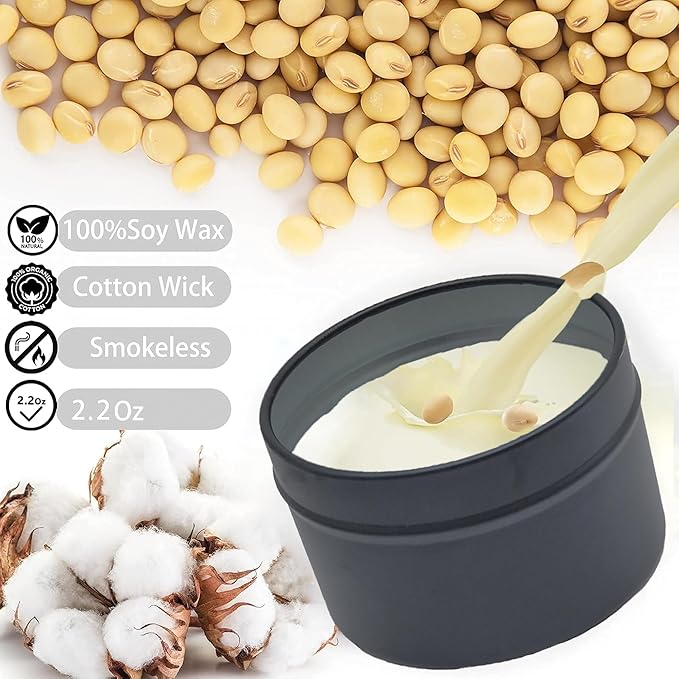 Scented Candles Gift Set for Women – Clean Floral Soy Wax Candles with Lavender, Rose, Coconut & Strawberry – Relaxing Aromatherapy Candles for Home Décor, Birthday & Holiday Gifts