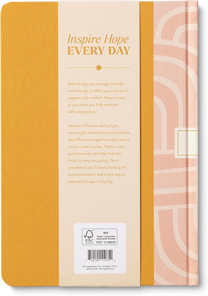 Compendium – Hope Every Day Guided Journal: A Daily Practice for Support and Resilience – A 5-Minute a Day Hope Notebook – An Inspiring Daily Journal for Forming New Habits