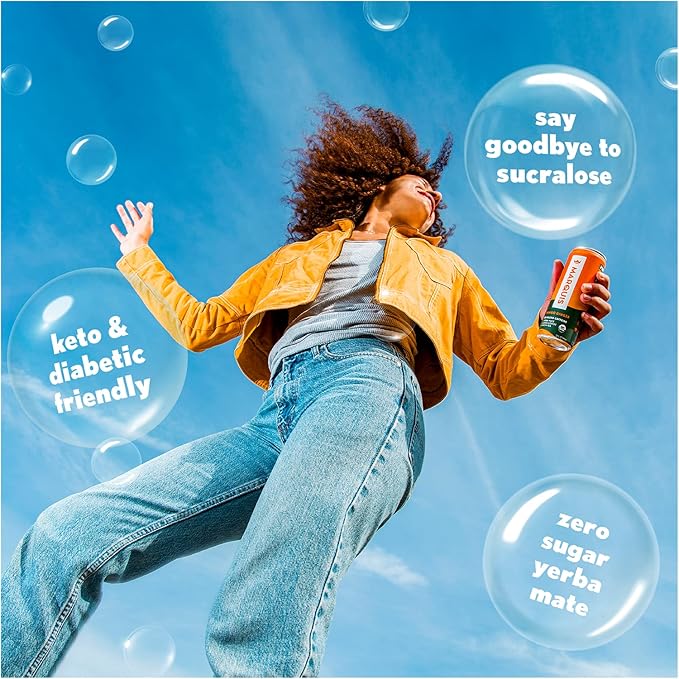 Marquis - Natural Energy Drink - Mango Ginger - Sugar Free - 0 Calories - 100mg of Organic Plant Based Caffeine - Yerba Mate - Green Tea - Vitamin C & B Vitamins - Vegan - 12 oz Cans - 12 Pack