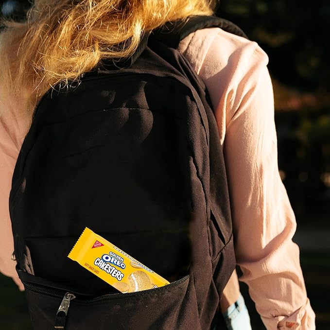 OREO Golden Cakesters Soft Snack Cakes, 8-3.03 oz Snack Packs