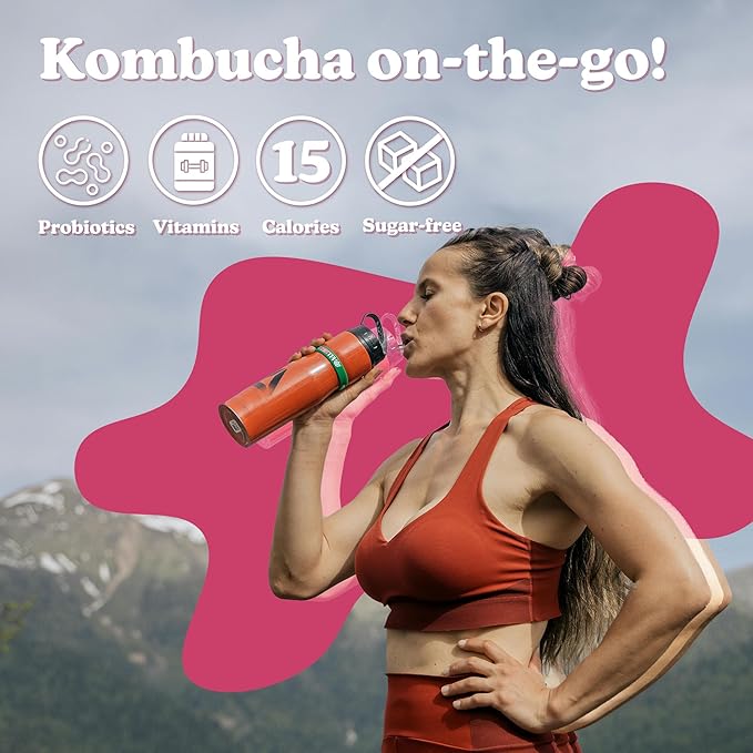 DALAMHARI Kombucha Powder Packets | Black Raspberry 20T | Korean Powdered Kombucha Drink Reset Urban Remedy Synergy Scoby Starter Kit Sugar Free Adaptogen Drink Health Ade Loaded Tea Packets