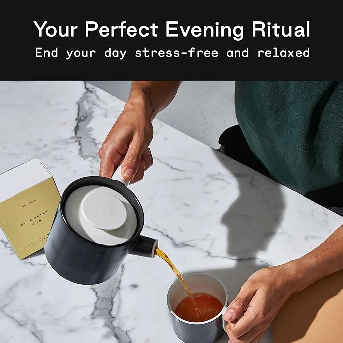 Firebelly Tea Paradise, Organic Chamomile, Lemon Verbena & Lavender Tea, Loose Leaf Herbal Blend, Caffeine Free, Relaxing Calming Tea for Evening & Sleep Support, 1.59oz