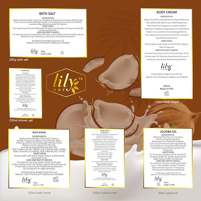 Mothers Day Gifts for Mom - 7-Piece Nourishing Bath & Body Gift Set for Women, Bath Collection with Bath Bomb | Perfect Christmas, Birthday Gifts, Luxury Self Care Kit, All Occasion Gift for Her & Him