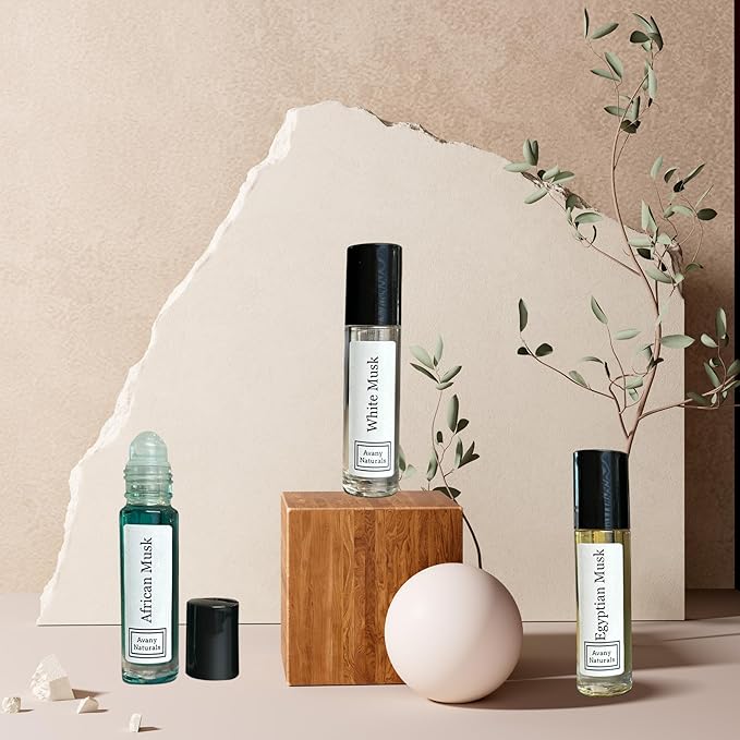 Fragrance Sampler Set Woman - Perfumed Body Oil, Mini Perfume, Rollerball Fragrance Oil, Travel Size Cologne, 2 pc Duo (Set #3)