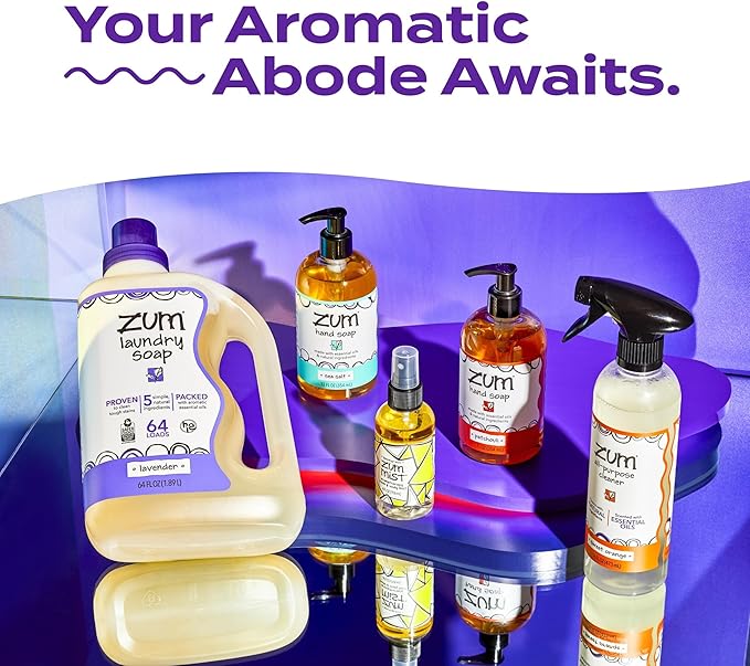 Indigo Wild Zum Mist Room & Body Spray - Aromatherapy Essential Oil Spray - Natural Body Mist & Room Spray - Frankincense & Myrrh Scent - 4 fl oz (2 Pack)