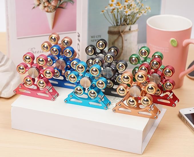 Desk Toys for Fidget Ferris-Wheel-Spinner: 4mins Kinetic-Spinning Cool-Gadgets, Cool-Stuff Thing Toy for Office School Home Man Women Christmas, Stress-Relief Game Gifts for Adult Teen Children Kid