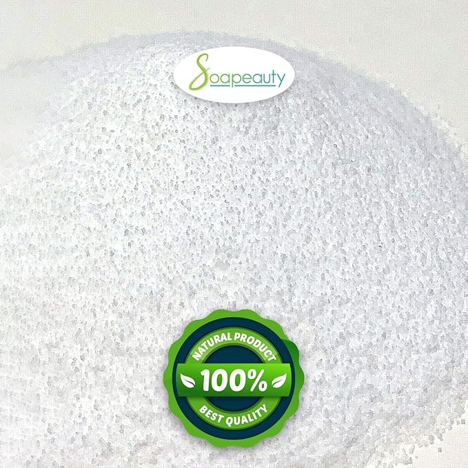 Soapeauty Dendritic Salt Scrub 3 lbs | Premium Fine Salt Grain Body Scrub, Milk Bath, Exfoliants for Relaxation