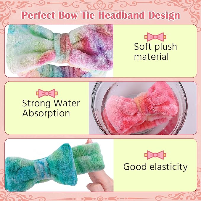 WSYUB Spa Headband Bulk, Headband for Washing Face,28pcs