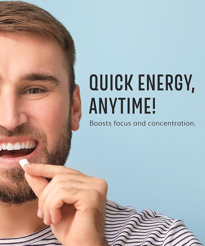 Xylitol Gum Vitamin | Healthy, Sugar Free, Plastic Free, Natural Chewing Gum, Multivitamin A,B6,C & D | Aspartame Free, Boost, Vegan, Gluten Free, Keto | Lemon, 4 pack (56pcs)