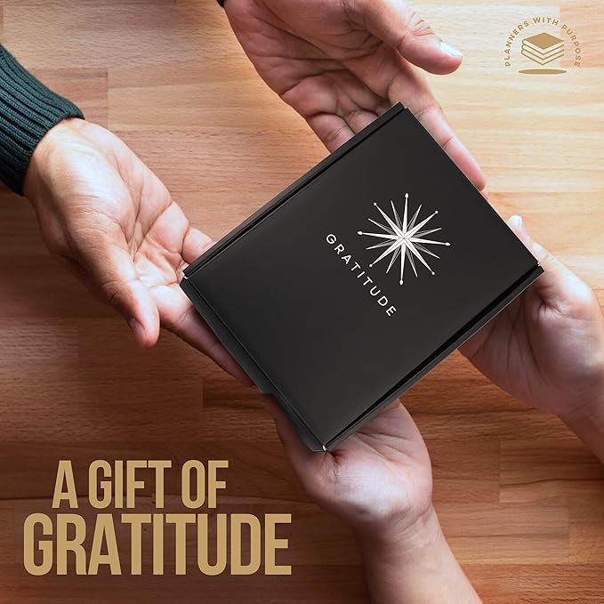 Gratitude Journal for Men – Daily Self Care Planner for Happiness, Positivity, Affirmation, Inspirational, Mental Health Wellness – 5 Minute Journal Guided with Prompts Notebook