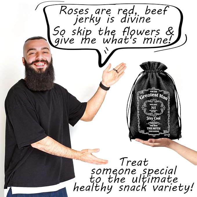 Beef Jerky Gift Baskets For Men - Meat And Cheese Gift Baskets, Birthday Gifts For Men Who Have Everything With Beef Jerky Variety Pack - Gifts For Dad & Care Package