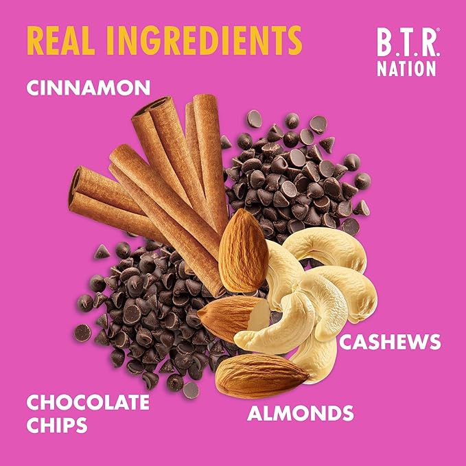 B.T.R. Nation Superfood Keto Protein Bars, Plant Based Vegan - Chocolate Lover's Super Pack | 24 Pack | Low Carb Food, Low Calorie, Gluten Free, No Sugar Alcohols, Boosted with Superfoods