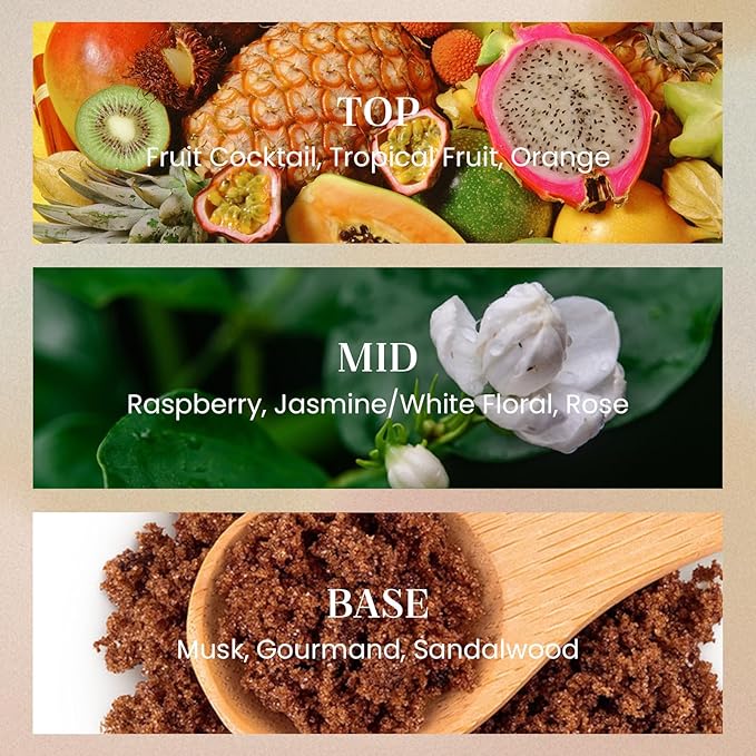 M&SENSE Tropical Basket Candles for Home Scented, 2 Wick 12.7oz Soy Wax Candles Non Toxic,70 Hours Long Burning,Luxury Candles Gift for Stress Relief, Meditation, Yoga