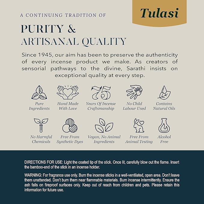 Tulasi Incense Sticks Gift Set – 144 Natural Scented Sticks (12 Fragrances) – Aromatherapy, Meditation, Yoga, Stress Relief, Air Purification – Long-Lasting Fragrance Gift Box (40g), Thanks Giving