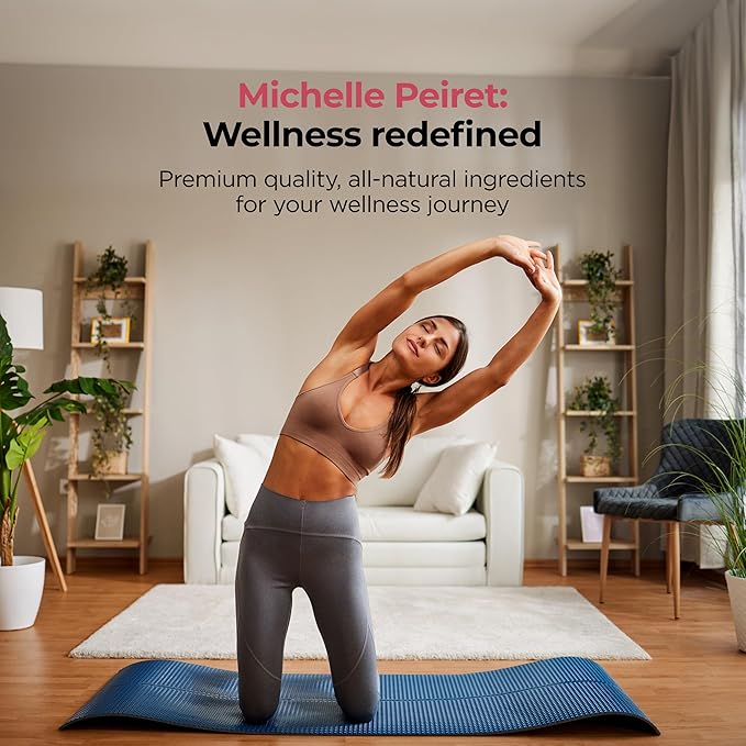 Michelle Peiret Herbal Tea for Women | Organic Green Tea with Tulsi, Shatavari, Fenugreek, Rosehips, Fennel, Chamomile & Raspberry Leaf | Hormonal Wellness, Energy, Mood & Vitality | Strawberry Flavor | 15 Natural Tea Bags