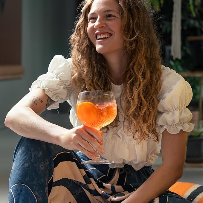 ISH Spritz, Non Alcoholic Aperol Canned Cocktail, Award Winning Non-Alcoholic Spirits, Gluten Free, Zero Proof Orange Bitters, Mocktail Drinks, Ready to Drink Cans, Mocktails for Party, 4 Pack