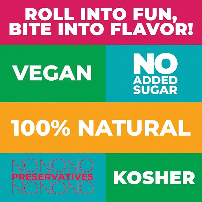 Fruit Rolls by Zest Delites, 100% Natural Healthy Fruit Snacks for Kids & Adults, Made from Real Raspberry Leather, Vegan, School Lunch Snack, A Twist on Raspberry Strips, 10 Packs