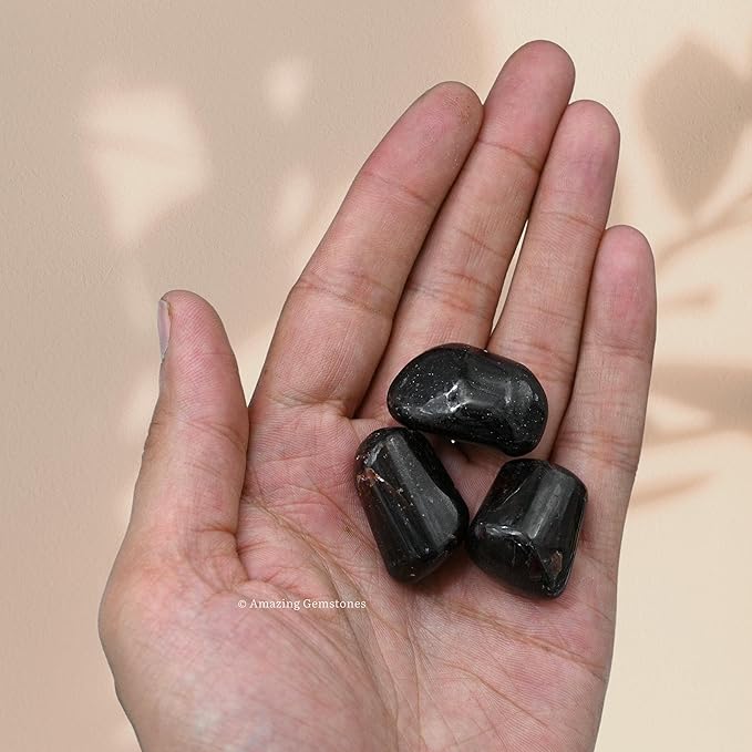 Amazing Gemstone Garnet Crystals and Healing Stones Tumbled - 1 oz Garnet Stone Gem Stones, Natural Healing Stones for Energy Balance, Stress Relief - Premium Polished Gems Rocks for Meditation