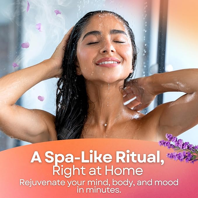 Shower Steamers Aromatherapy – 8 Pack Shower Bombs for Women with Essential Oils for Relaxation, Stress Relief and Self Care – Individually Wrapped Bath Steamers – Gifts for Women, Men